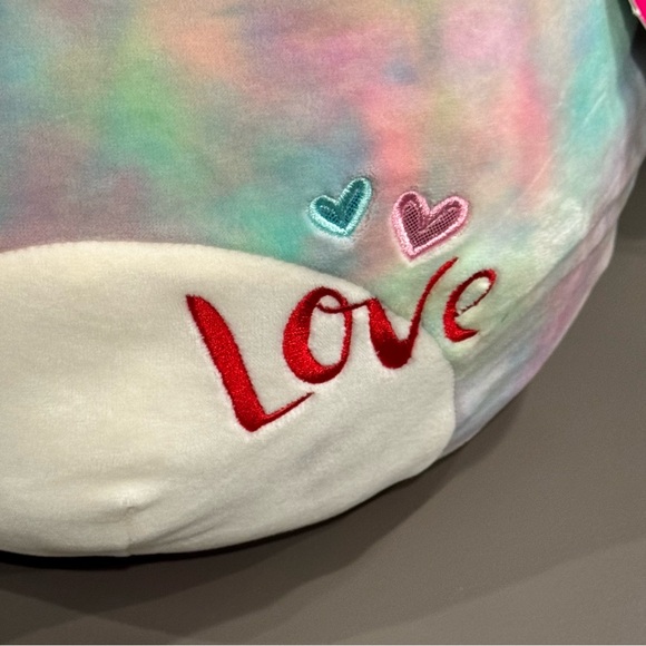 Squishmallows Cali 11” Cat Unicorn tie dyed Plushie - Picture 6 of 11